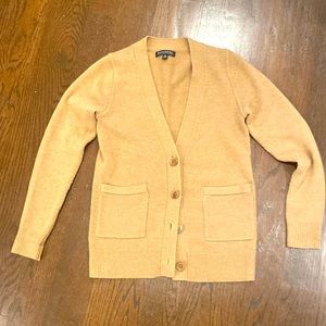 Banana republic, butterscotch color, cardigan